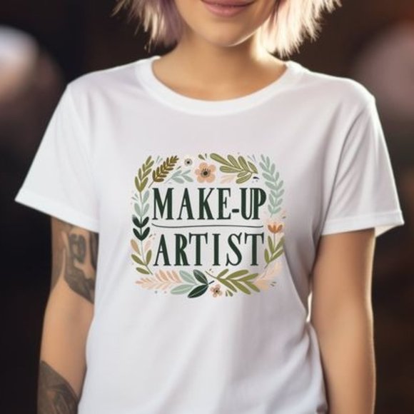 Makeup Artist Shirt, Makeup Lover Tee, Beauty Artist Tee, Cosmetologist Shirt - Picture 1 of 5